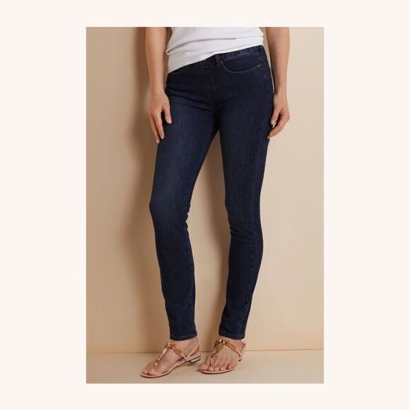 Soft Surroundings 5 Pocket Pull On Leggings Large - Picture 1 of 9